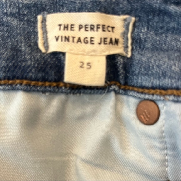 MADEWELL The Perfect Vintage Denim Jeans. Size 25 - Picture 7 of 8